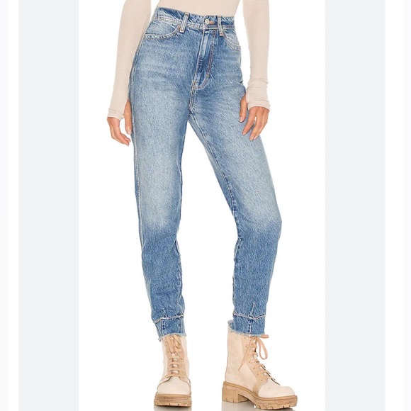 Free People x We The Free Marion High Waisted Jean in Celeste Blue Size 28 - Picture 1 of 9